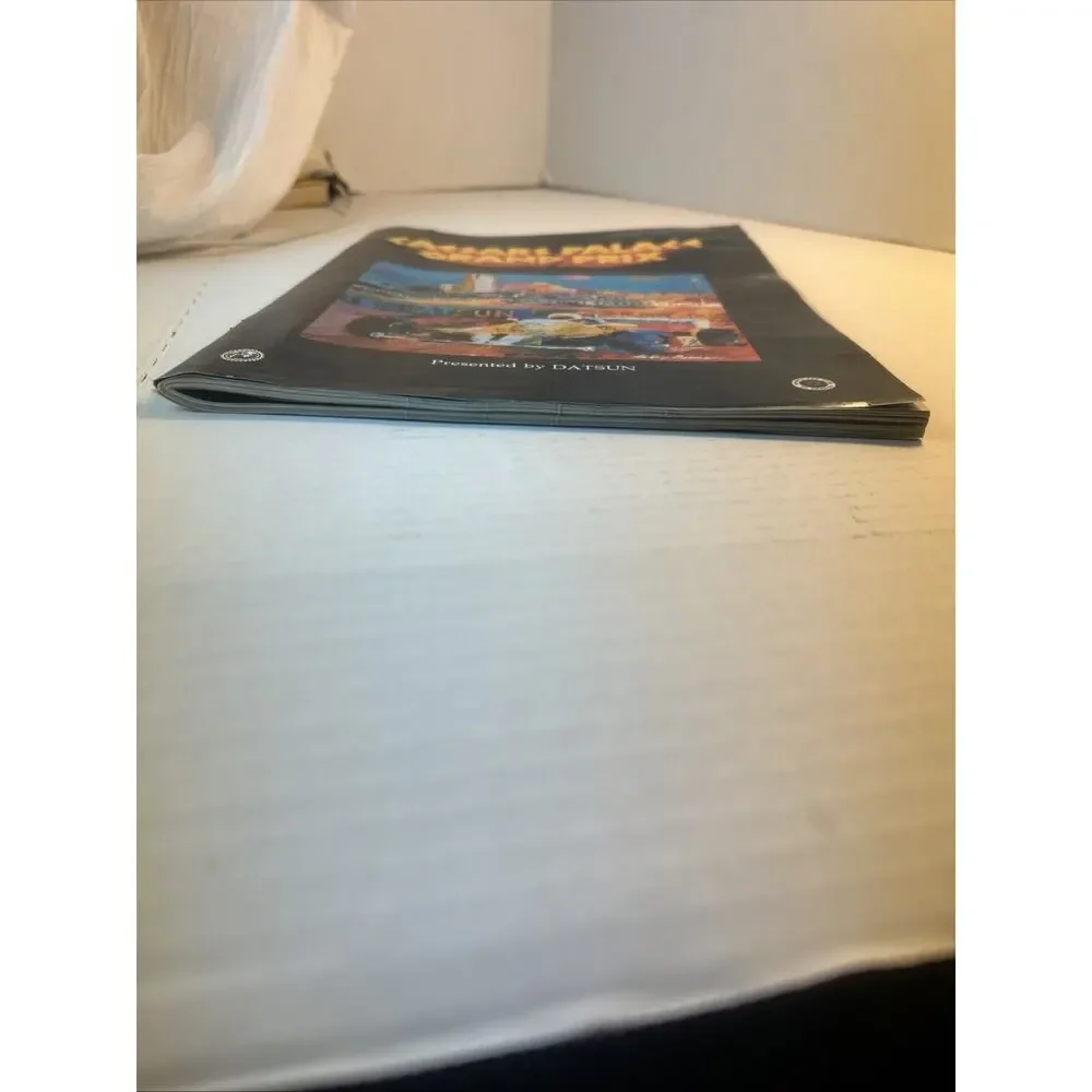 Metal Sign - 1982 Caesars Palace Parking Lot Racing Program - 10x14 inches